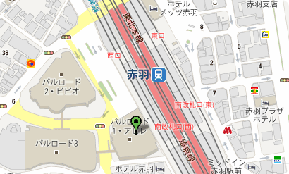 赤羽アピレ たんぽぽ眼科クリニックのGoogleMap